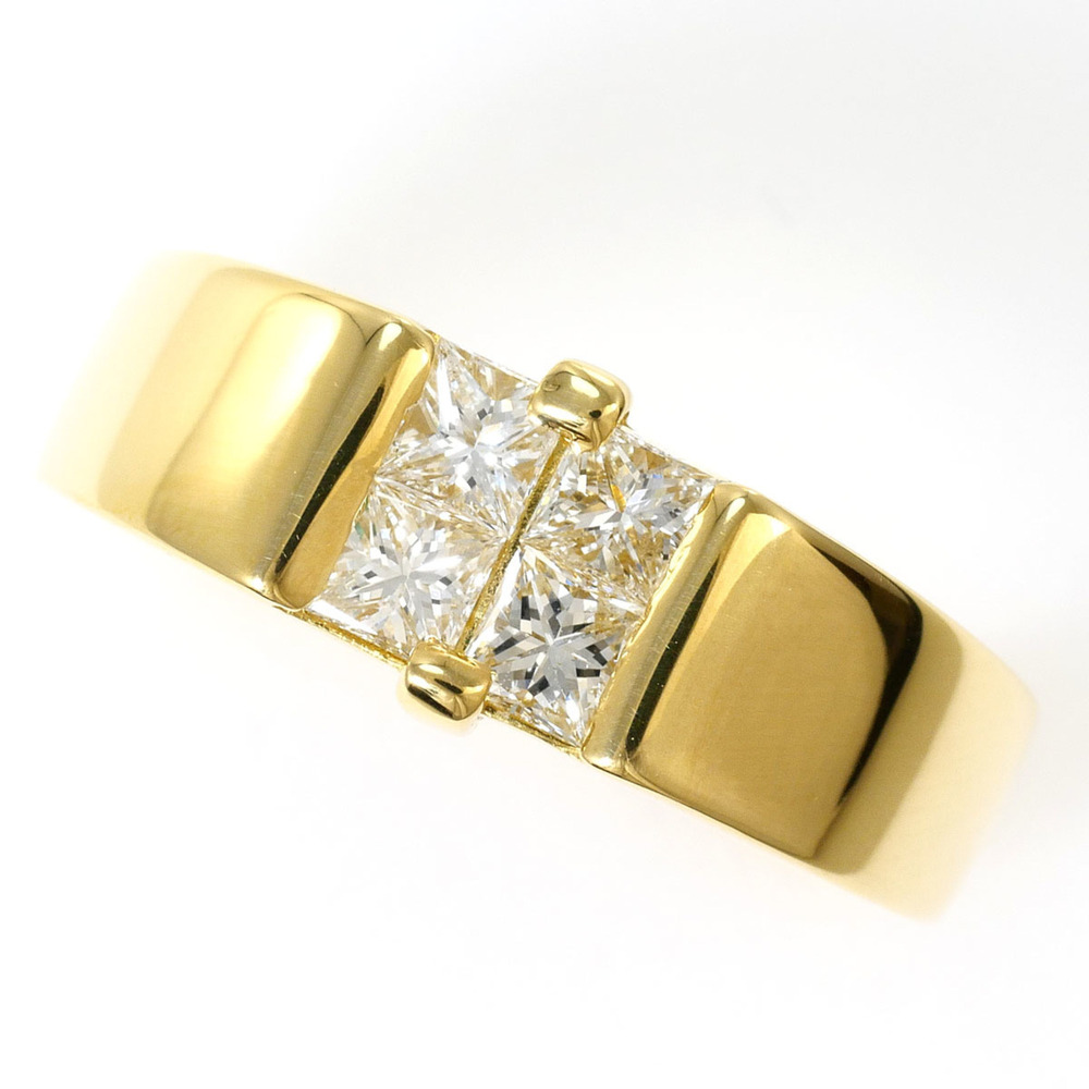 VINTAGE 18k Gold Diamond Ring